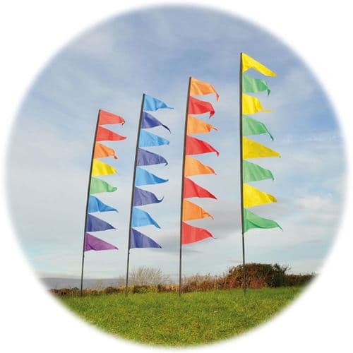 Pendant Banner Flag Kit with Pole