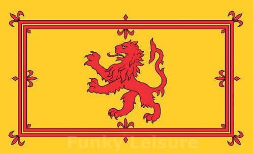 Royal Flag of Scotland - Lion Rampant