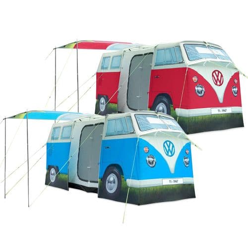 VW Splitty Campervan 4 Person Tent - Blue or Red