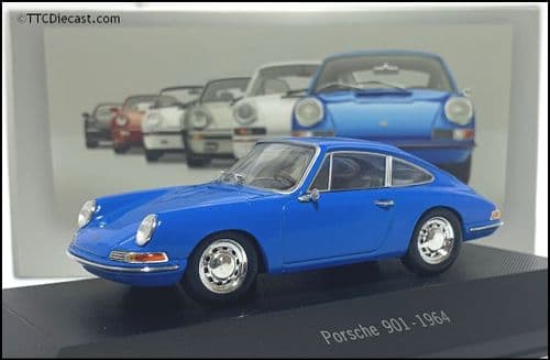 7114001 Porsche 901 1964 Blue 'The First 911 - Blue - 1:43 Scale - MAG LP01