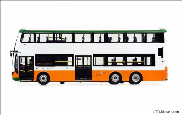 80m 20089 NWST Volvo B9TL Wright 12m Route #2 1/76 Scale