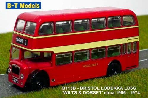 Base Toys B113B Bristol Lodekka LD5G - Wilts & Dorset (3)