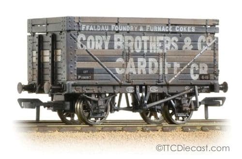 Bachmann 37-185A 7 Plank Wagon c/w Coke Rails 'Cory Brothers' (P Number) Wthrd *LAST FEW*