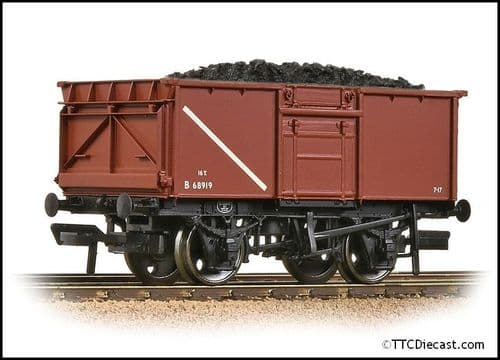 Bachmann 37-256A BR 16T Steel Mineral Wagon BR Bauxite (Early) - Includes Load *LAST FEW*