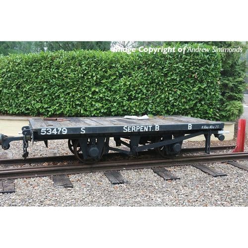 Bachmann 393-176 RNAD Flat Wagon Statfold Barn Railway Grey 'Serpent B' * PRE ORDER £ 26.96 *