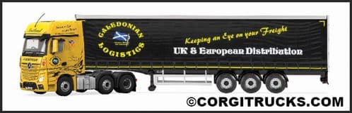 Corgi CC15807 Mercedes MP4 Curtainside, Caledonian Logistics **LAST ONE **
