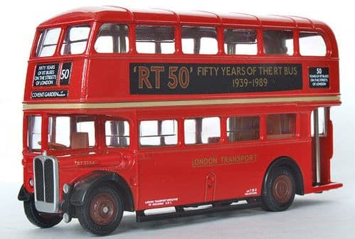 EFE 101003C AEC Regent RT - London Transport - RT50 - Route 50 Covent Garden LT Museum - PRE OWNED