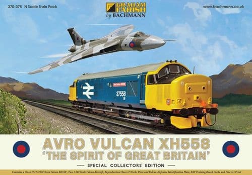 Farish 370-375 Avro Vulcan XH558 Collectors Pack