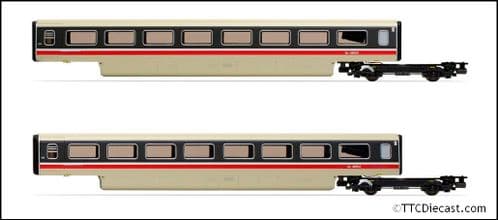Hornby R40014 BR, Class 370 APT 2-car TF Coach Pack, 48503 + 48504 - Era 7, OO Gauge *LAST FEW*