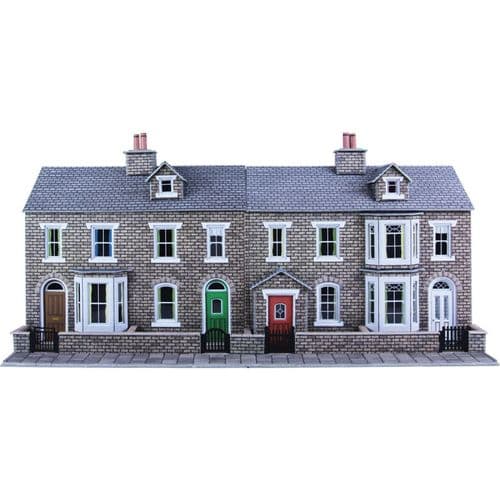 METCALFE PO275 00/H0 Scale Low Relief Terraces - Stone