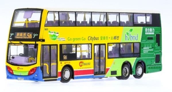 Model 1 63309 Citybus ADL E500H 12m (Hybrid) 8401 rt. 5B Causeway Bay