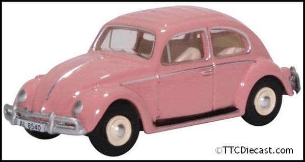 Oxford 76VWB011HK VW Beetle Pink - HK Registration*LAST FEW*