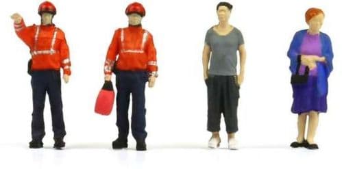 Tiny ATC64008 City Figure Set Fs08 Ambulanceman / Old Woman Man *PRE ORDER £18.89*