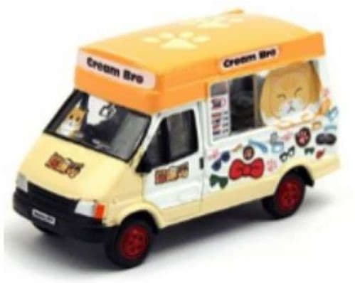 Tiny ATC64107 Cream Bro Ice Cream Van Yellow/Orange 1:64 Scale *PRE ORDER £15.29*