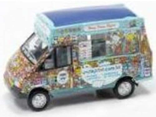 Tiny ATC64439 Ice Cream Van Uncle Print Blue/Multicolor 1:72 Scale