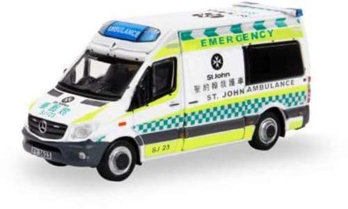 Tiny ATC64623 Mercedes Benz Sprinter St. John Ambulance SJ23 1:64 Scale *PRE ORDER £ 14.39*
