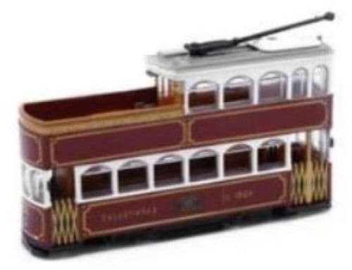 Tiny ATC65167 Red Antique Tram #128 1:120 Scale *PRE ORDER £18.89*