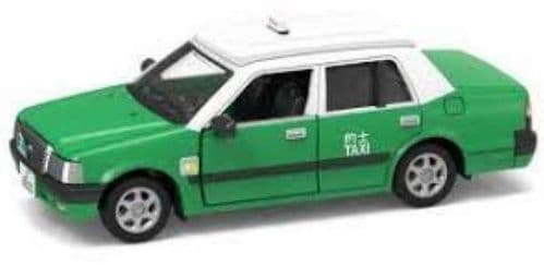 Tiny ATC65173 Toyota Crown Comfort Taxi New Territories (JT9933) Green/White 1:64 Scale