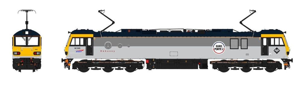 Accurascale ACC2201 British Rail Brush Class 92 - 92043 Debussy - Europorte, OO Gauge