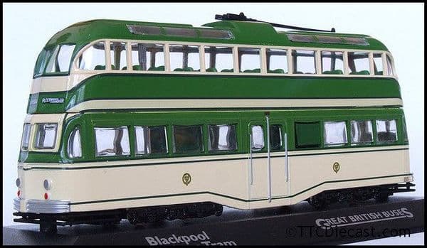 ATLAS EDITIONS 4655 113 - English Electric Balloon Tram - Blackpool Corporation *PRE OWNED*