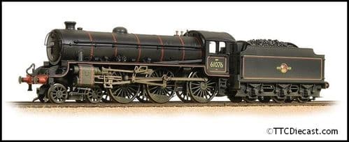 Bachmann 31-716A LNER B1 61076 BR Lined Black (Late Crest) - Weathered, OO Gauge