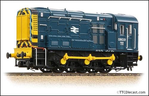 Bachmann 32-115C Class 08 08031 BR Blue, OO Gauge *LAST FEW*