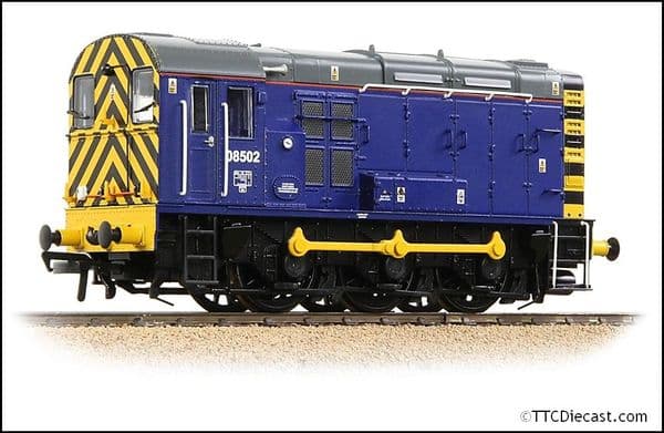 Bachmann 32-123 Class 08 08502 Harry Needle Railroad Company Blue, OO Gauge *LAST FEW*