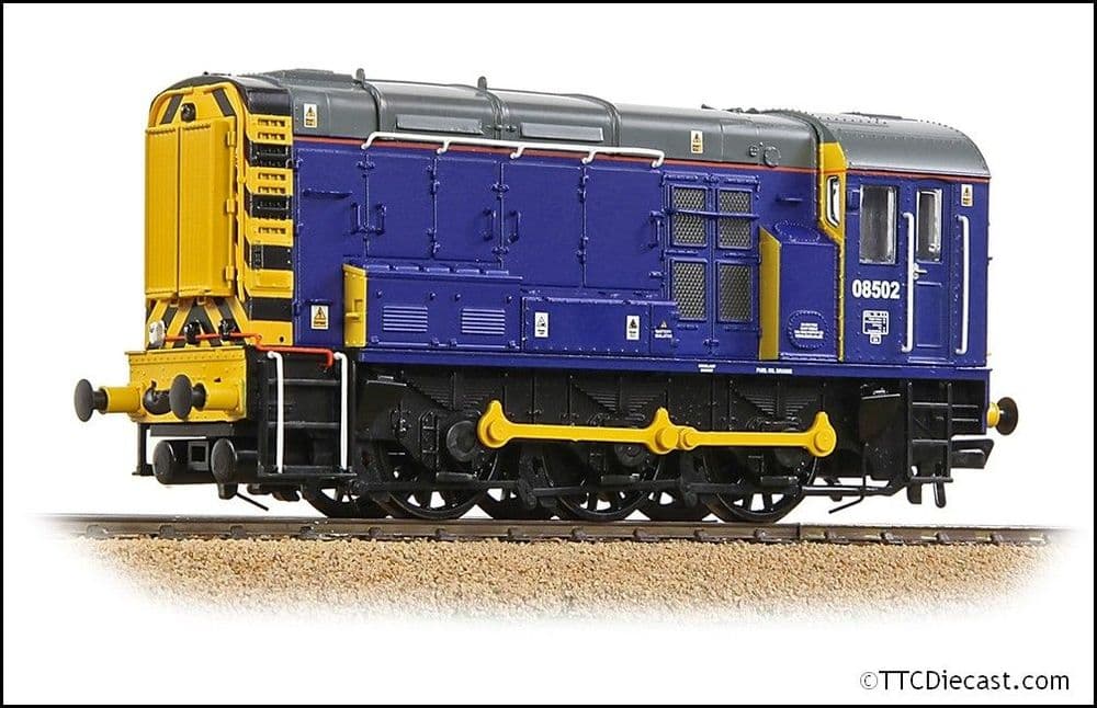 Bachmann 32-123 Class 08 08502 Harry Needle Railroad Company Blue, OO Gauge *LAST FEW*