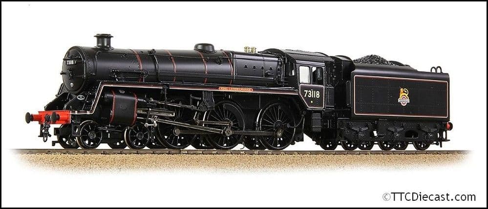 Bachmann 32-510 BR Std Class 5MT 73118 'King Leodegrance' BR Black E/E, OO Gauge