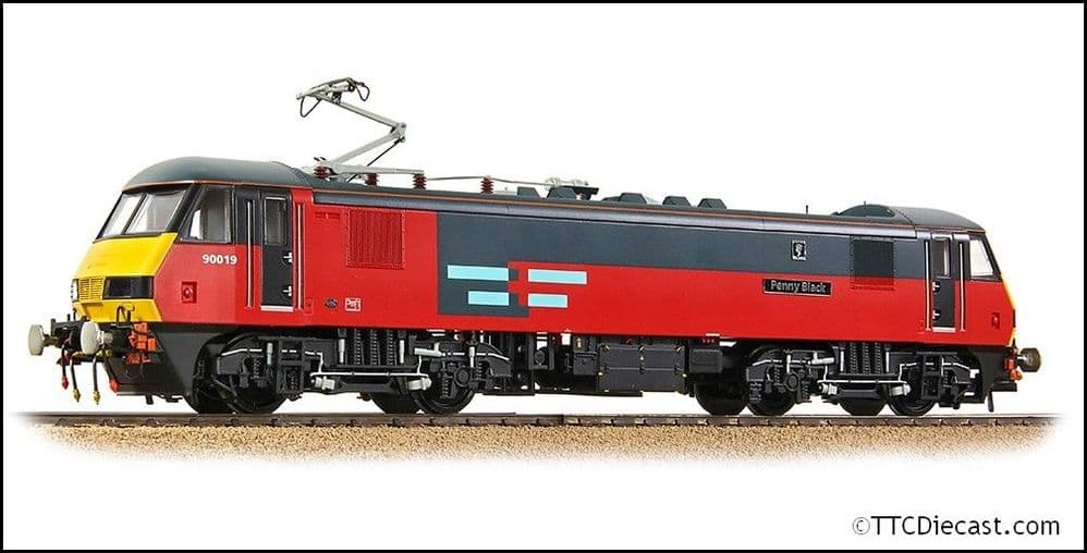Bachmann 32-614 Class 90 90019 'Penny Black' Rail Express Systems, OO Gauge