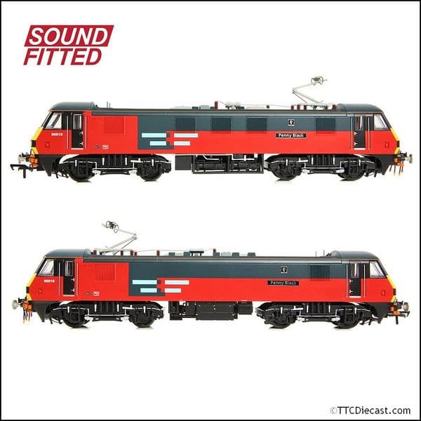 Bachmann 32-614SF Class 90 90019 'Penny Black' Rail Express Systems  (DCC SOUND) OO Gauge *LAST ONE*