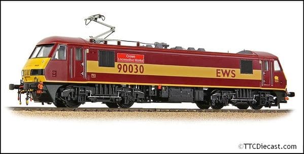 Bachmann 32-619 Class 90 90030 'Crewe Locomotive Works' EWS, OO Gauge