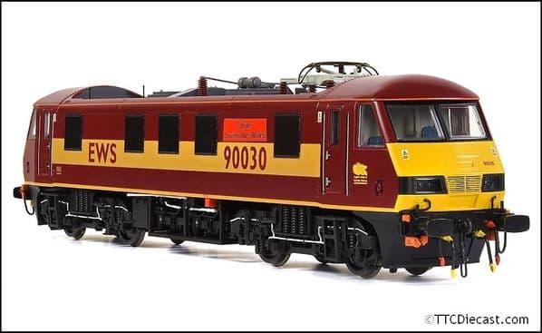 Bachmann 32-619 Class 90 90030 'Crewe Locomotive Works' EWS, OO Gauge