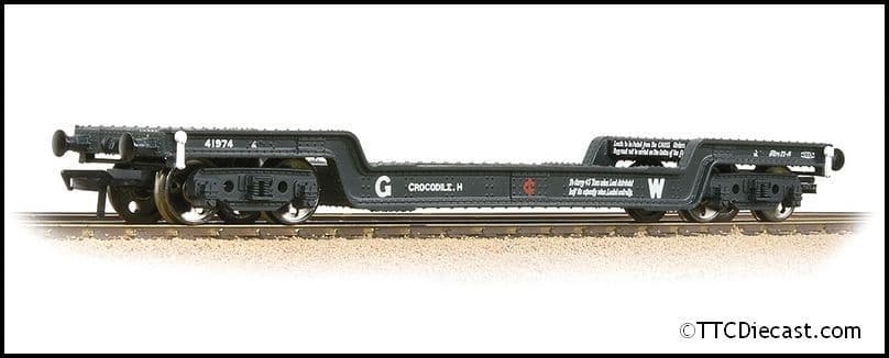 Bachmann 33-900F 45T Bogie Well Wagon GWR Grey, OO Gauge