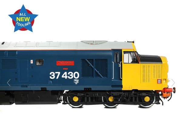 Bachmann 35-335 Class 37/4 Refurbished 37430 'Cwmbran' BR Blue (Large Logo) OO Gauge *LAST FEW*