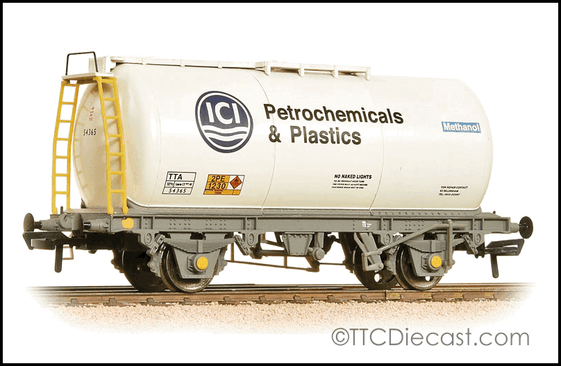 Bachmann 37-578B 45 Ton TTA Tank Wagon 'ICI Petrochemicals & Plastics', OO Gauge