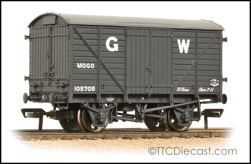 Bachmann 37-778D 12 Ton Mogo Van GWR Grey - OO Gauge