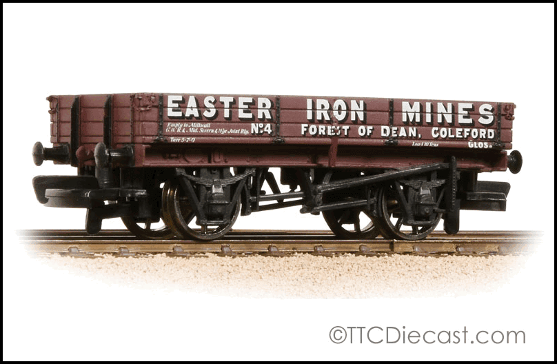 Bachmann 37-934 Wagons 3 Plank wagon Eastern Iron Mines piste 00 
