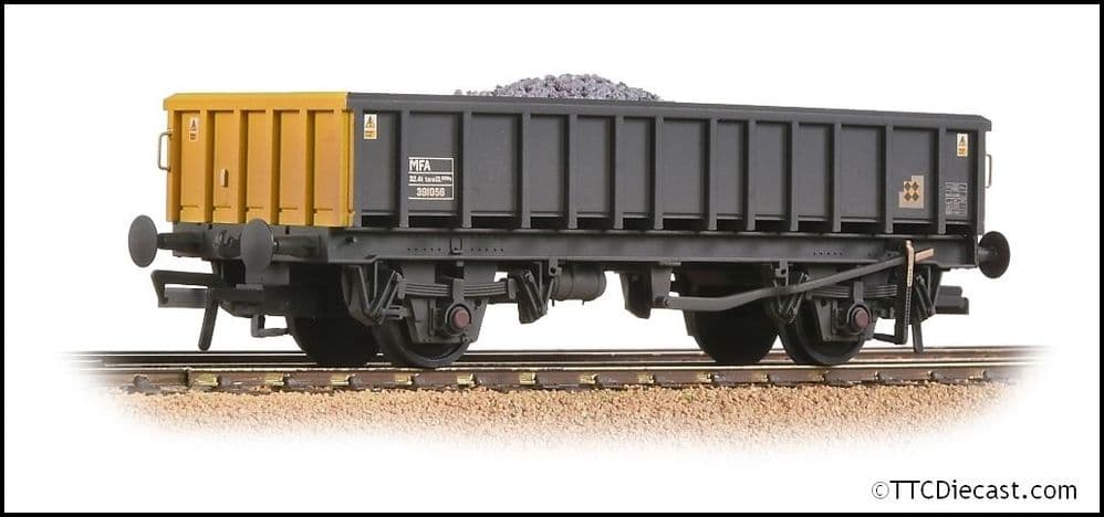 Bachmann 38-015 MFA Open Wagon BR Railfreight Coal Sector [Weathered], OO Gauge