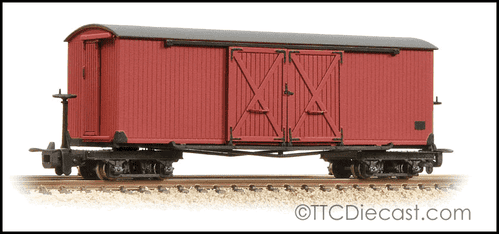 Bachmann 393-027 Covered Goods Wagon LincsCoast Light Railway Crimson
