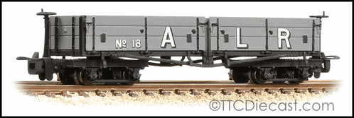Bachmann 393-055 Open Bogie Wagon Ashover Railway Light Grey (Early) * WSL *