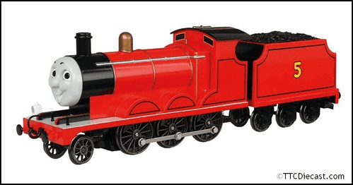 Bachmann 58743BE James The Red Engine w/Moving Eyes DCC Ready, OO Gauge