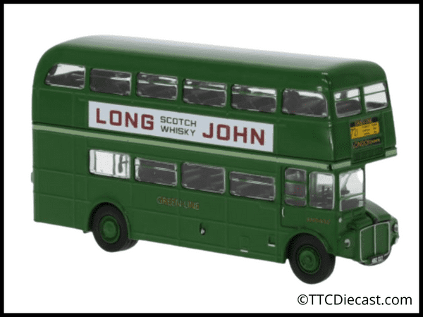 Brekina 61110 AEC Routemaster London Greenline Long John Whisky 1965, 1/87 Scale