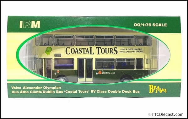 BRITBUS IRM1207-CT Volvo Olympian - Dublin Bus Coastal Tours - RV496 on Coastal Tours Route.