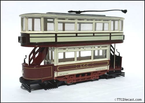 CORGI 97268 Double Deck Tram, London County Council , 1/72 Scale *PRE OWNED*