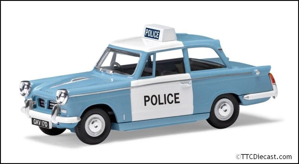 Corgi Vanguard VA00518 Triumph Herald 1200, Monmouthshire Police 1:43 Scale