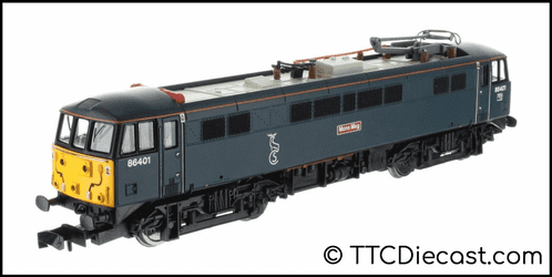 Dapol 2D-026-001 Class 86 Meg Mons Serco 86401 Caledonian Sleeper Blue