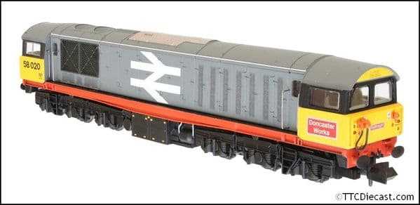 Dapol 2D-058-002 Class 58 58020 Railfreight Revised, N Gauge