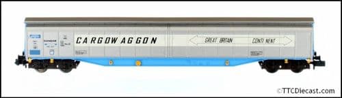 DAPOL 2F-022-008 Ferry Wagon Cargowaggon 33 80 279 7656-6P White Stripe - N Gauge