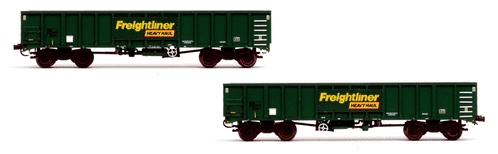 DAPOL 2F-025-010 MJA  Freightliner Heavy Haul Bogie Box Van 502011 & 012, N Gauge